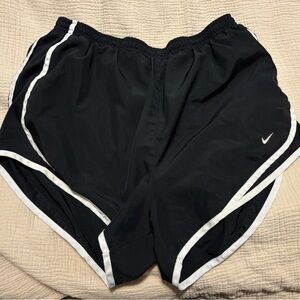 Nike Black and White Running Shorts